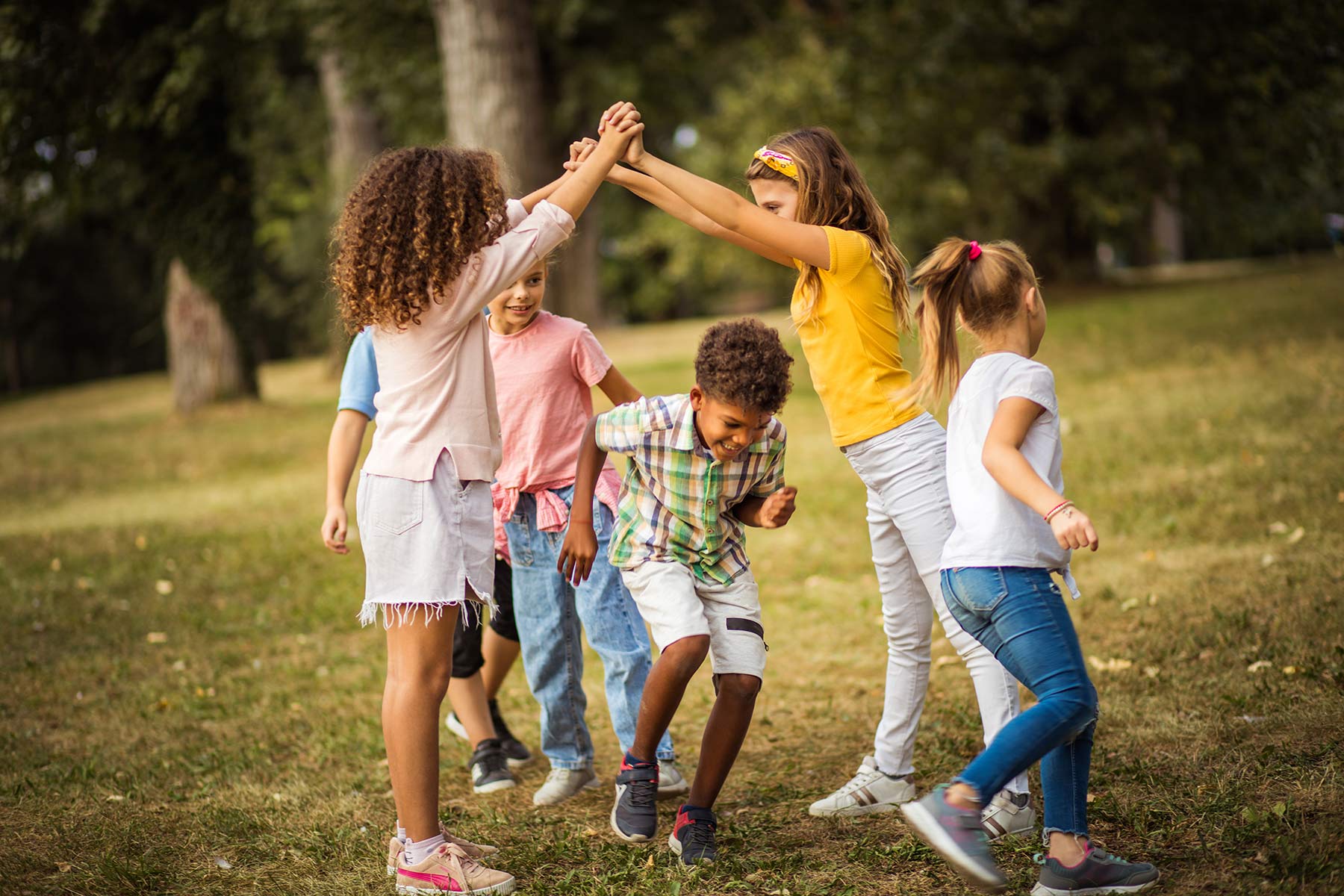 groupe-enfants Groupe d'enfants qui jouent